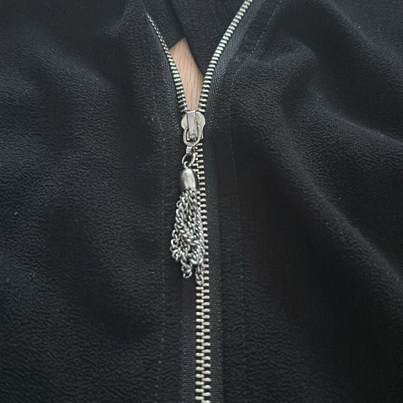 Dynamite Black Women’s Blouse with Zipper (Size S) - Picture 4 of 5